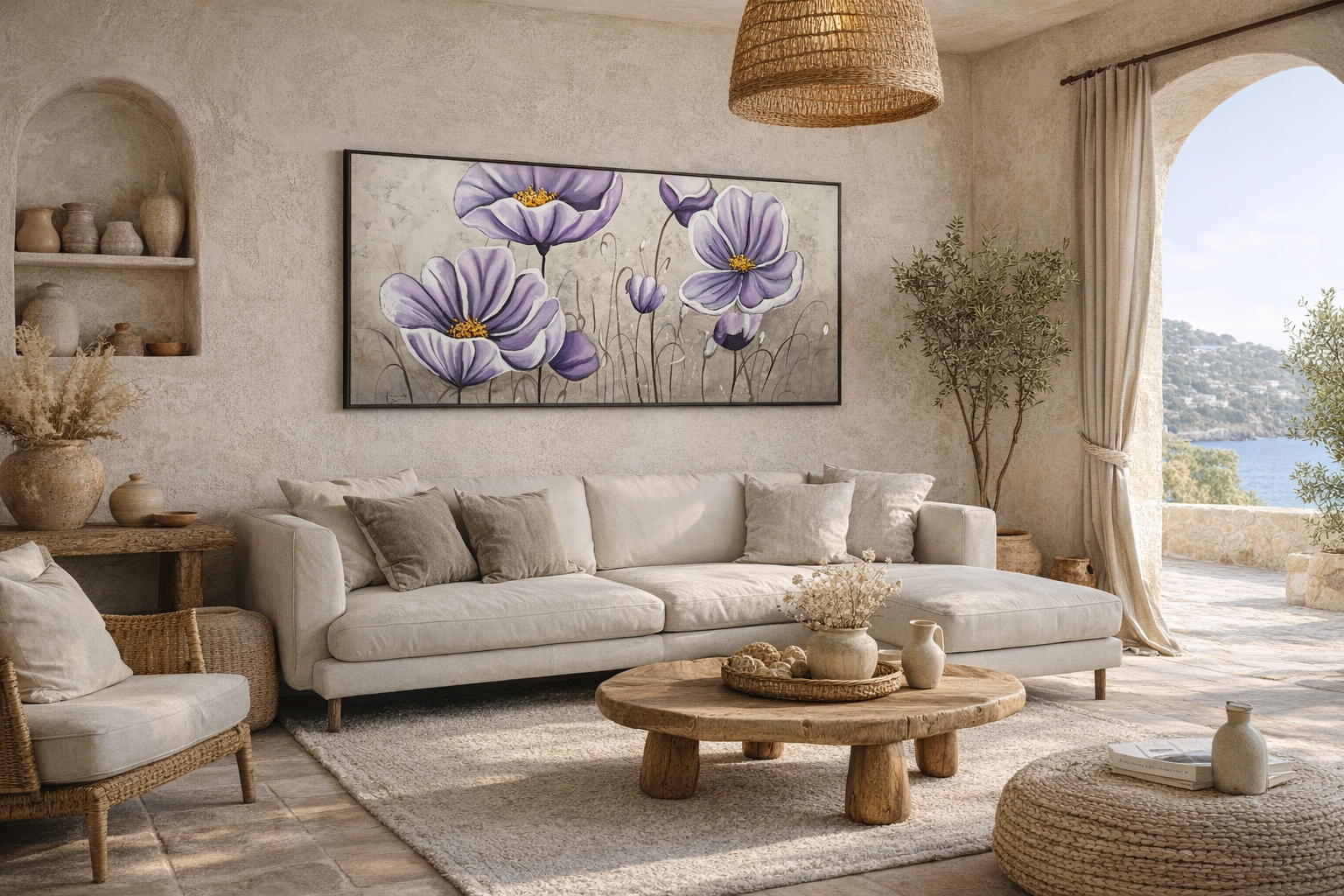 Cuadro Floral Amapolas