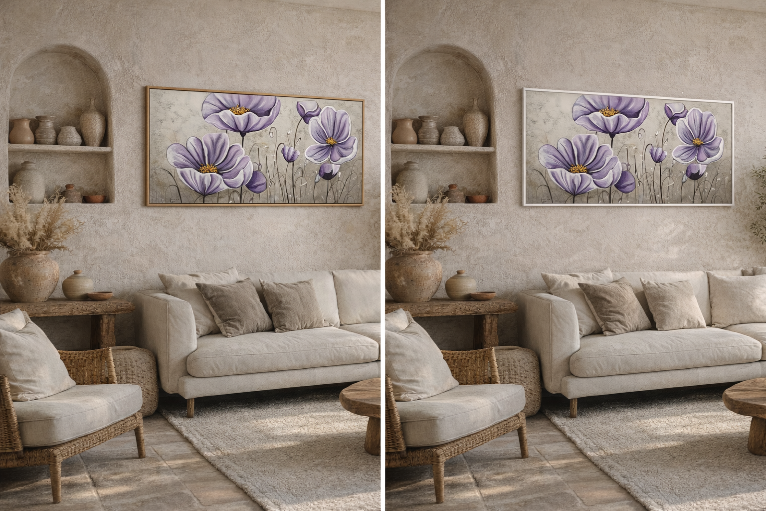 Cuadro Floral Amapolas