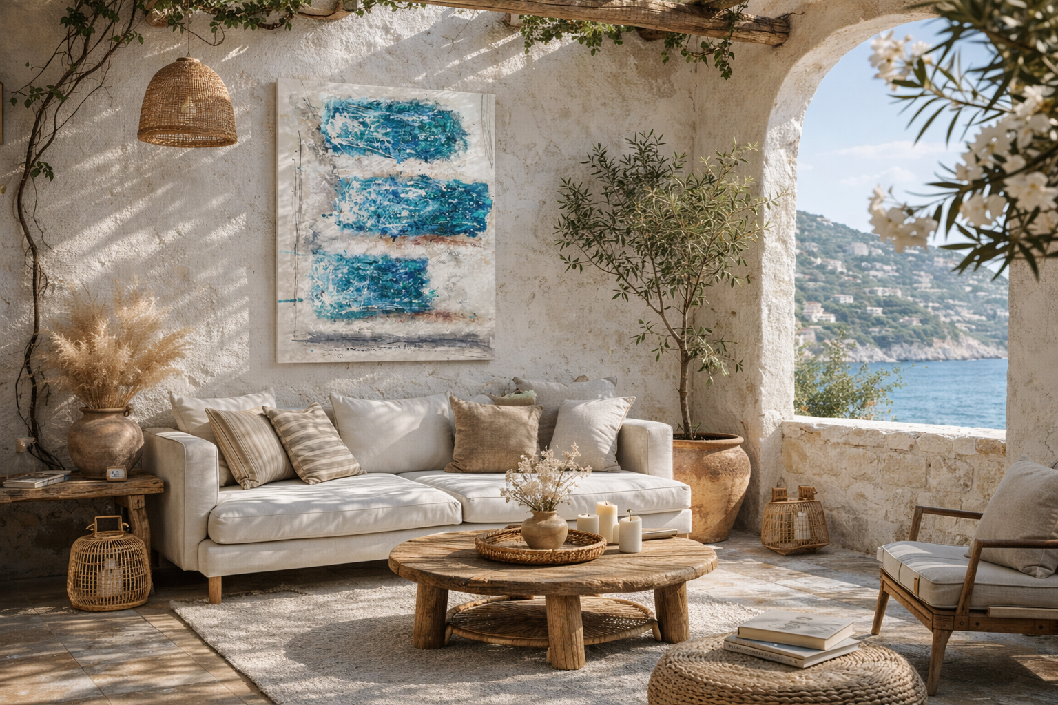 Cuadro Fragmentos del Azul