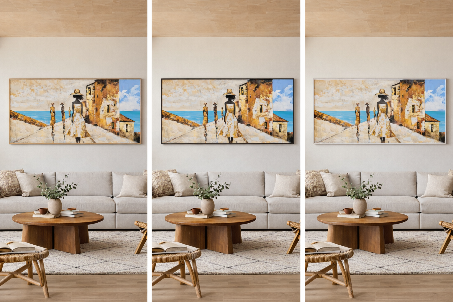 Cuadro Paseo al Atardecer