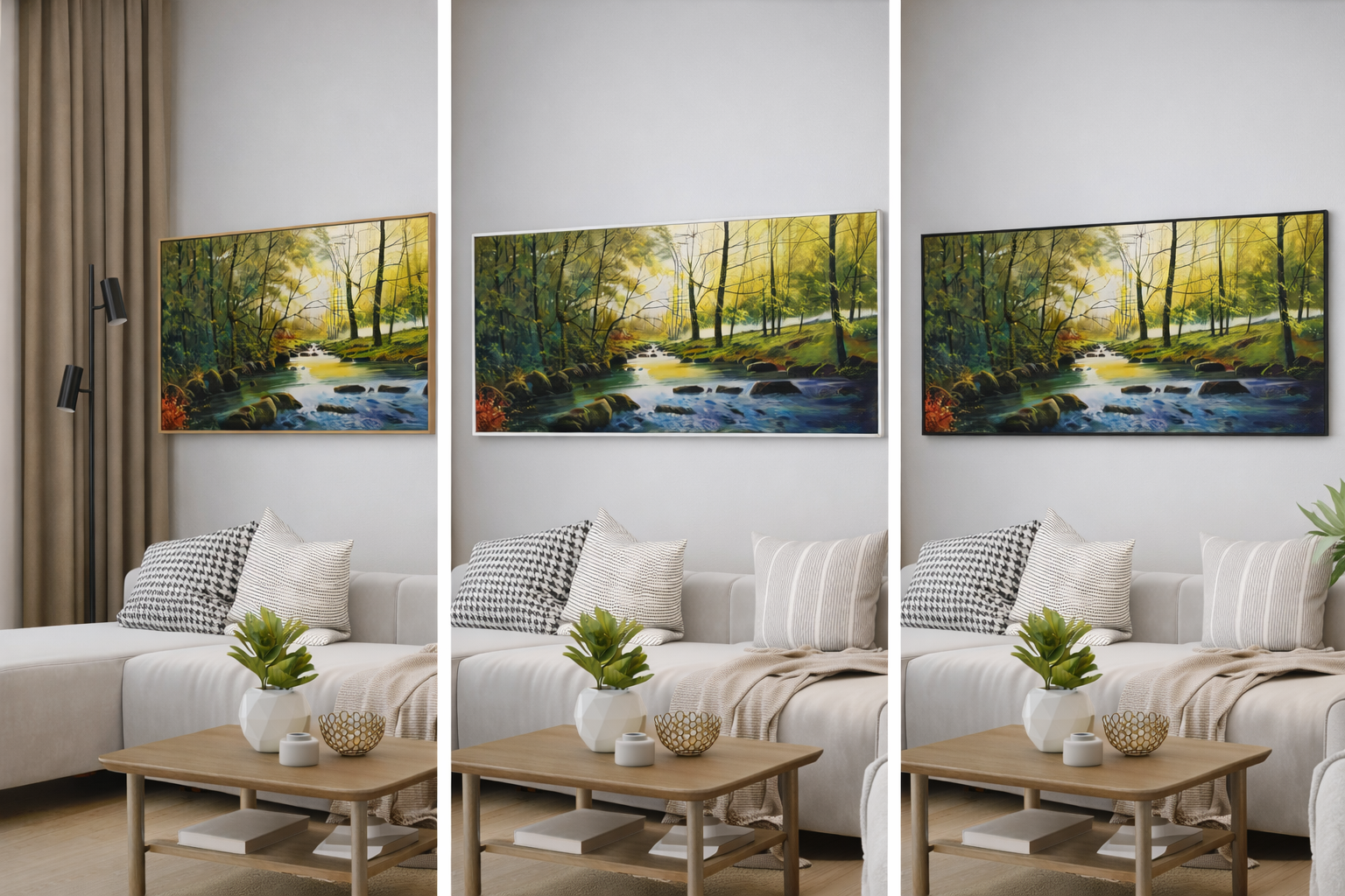 Cuadro Reflejos del bosque