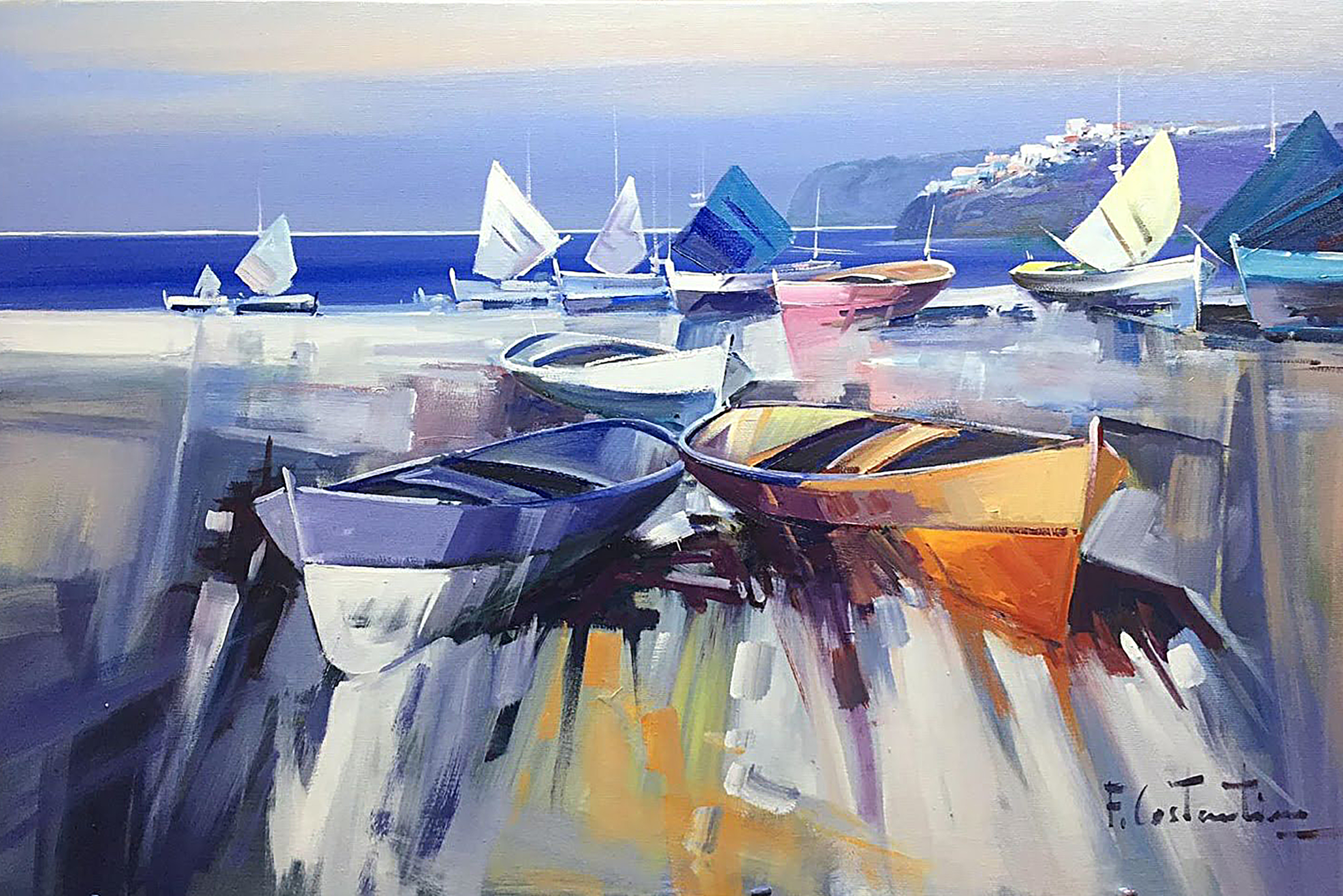 Cuadro Tarde Mediterranea