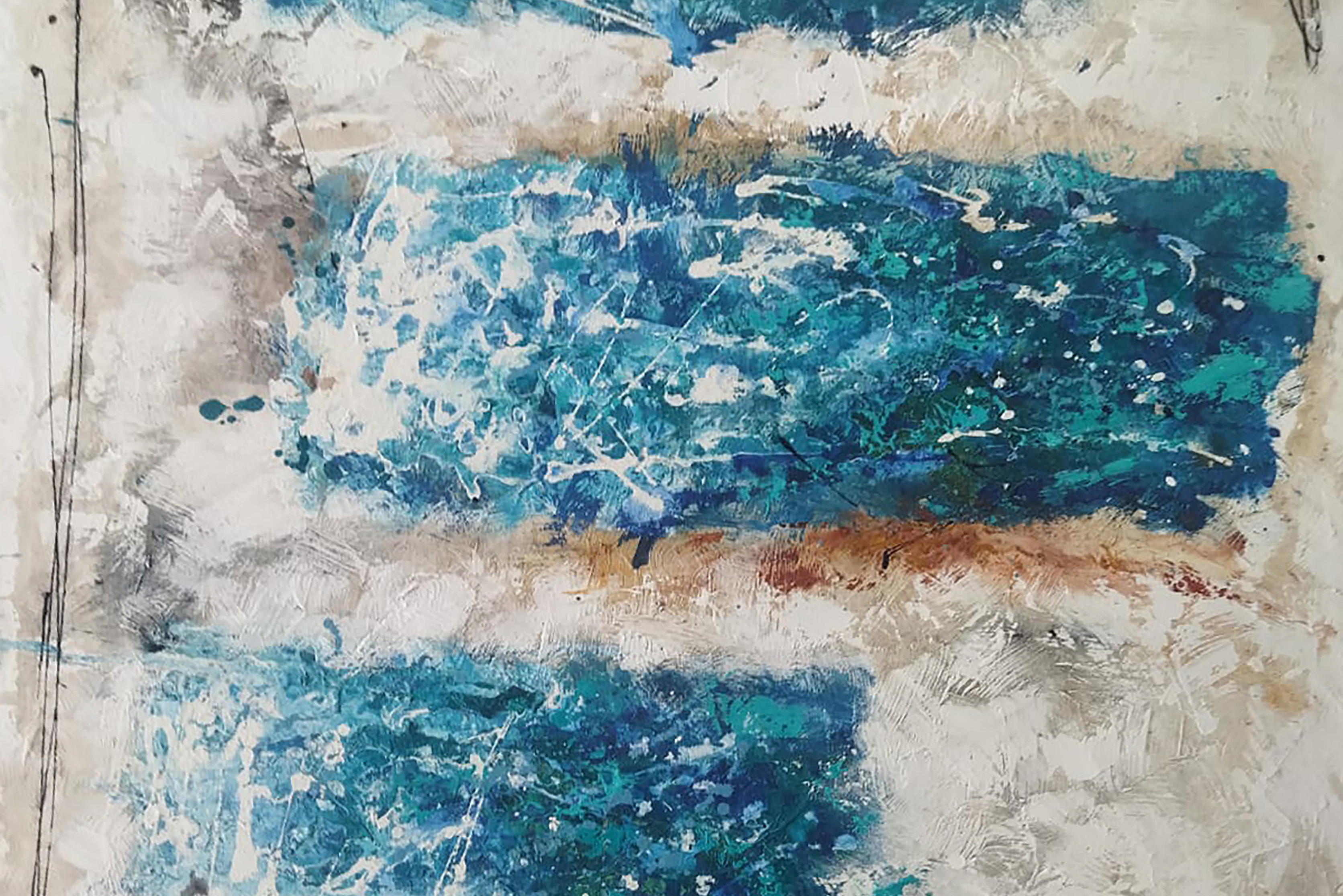 Cuadro Fragmentos del Azul