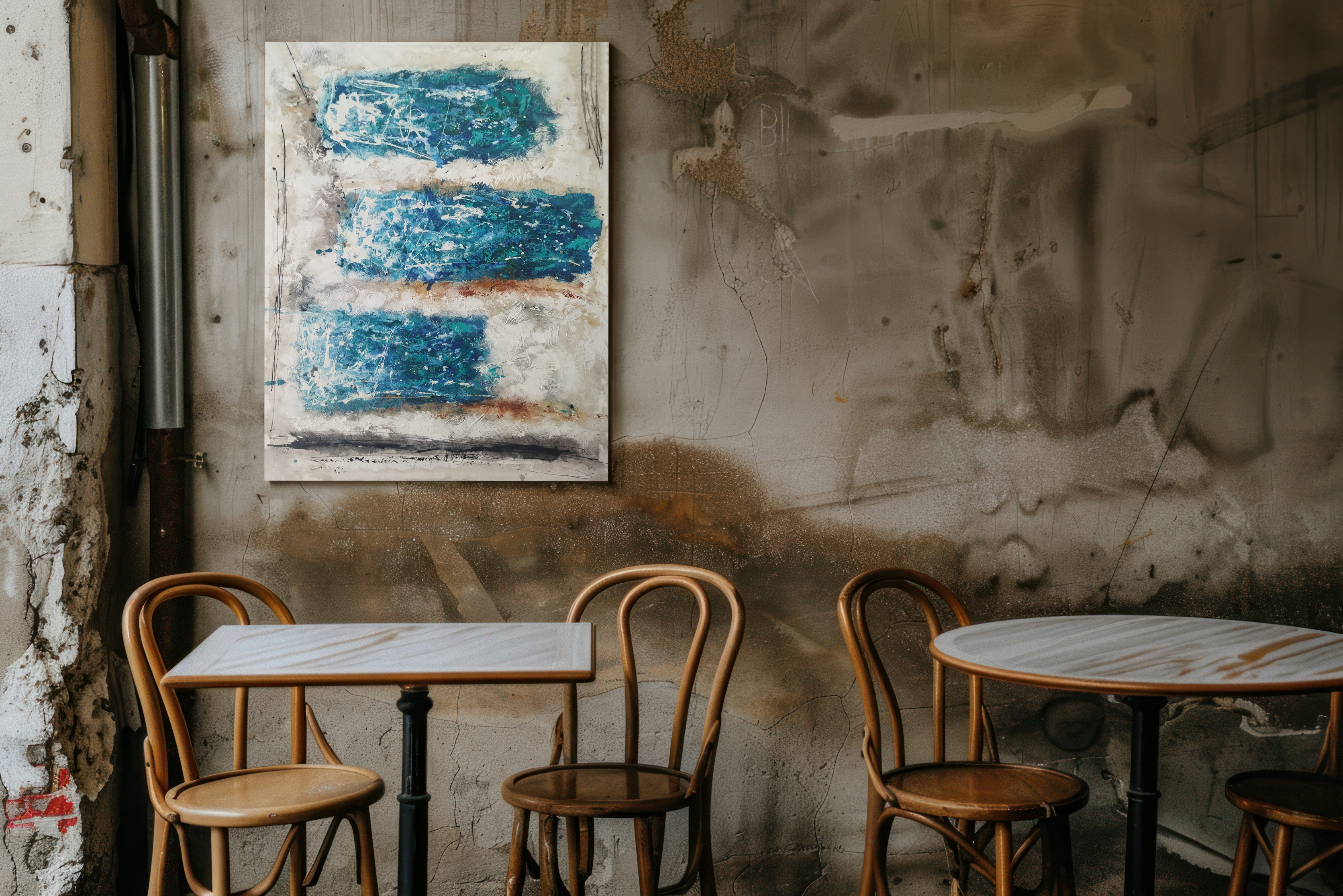 Cuadro Fragmentos del Azul